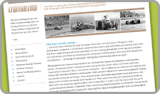 Gene Crucean, Auto Racing Photograher